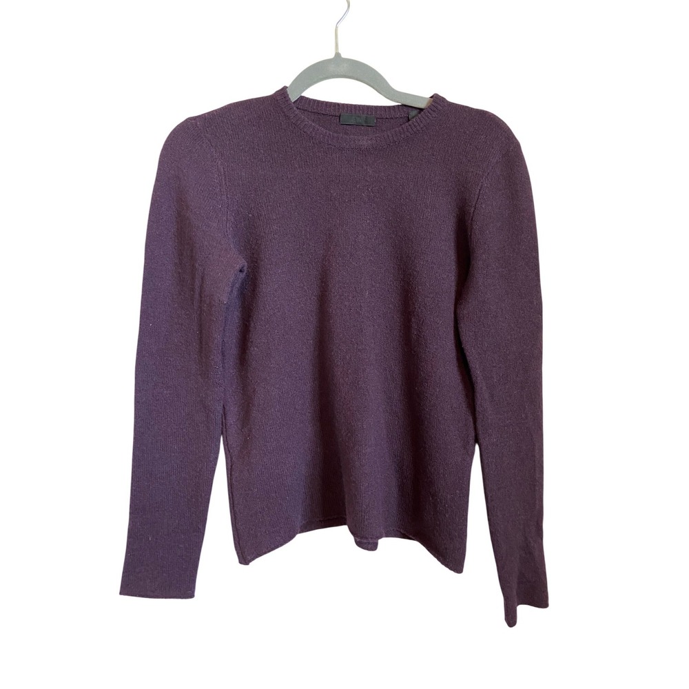 ATM Anthony Thomas Melillo Womens 100% Cashmere Crewneck Sweater Purple XS